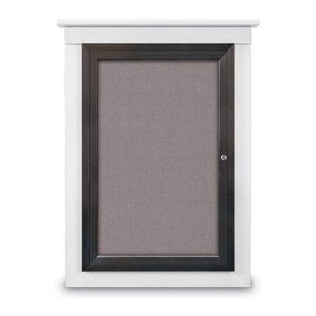 Sliding Glass Door Radius Letterboard,36x36,Black/Blue Vinyl